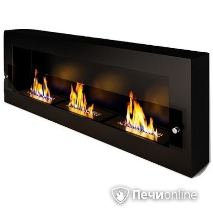 Биокамин ЭкоЛайф Fire Line Glass black burgundy в Ростове-на-Дону